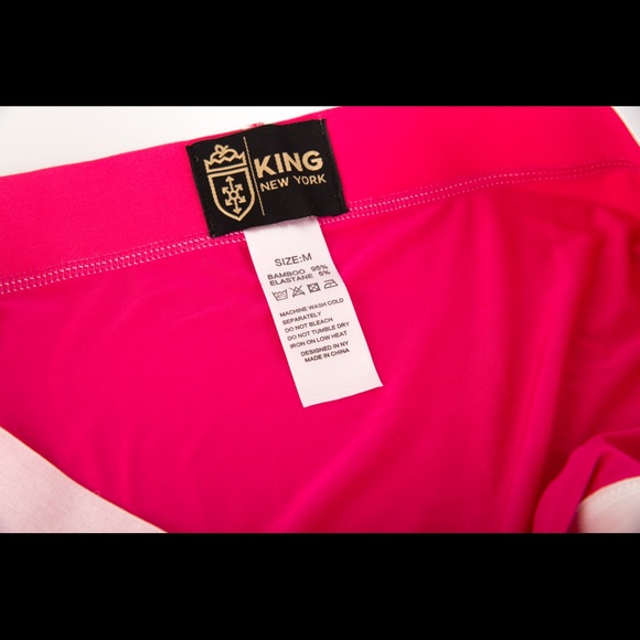 KING NEW YORK , TRUNK , bamboo fabric underwear.(PINK) - Picture 5 of 16